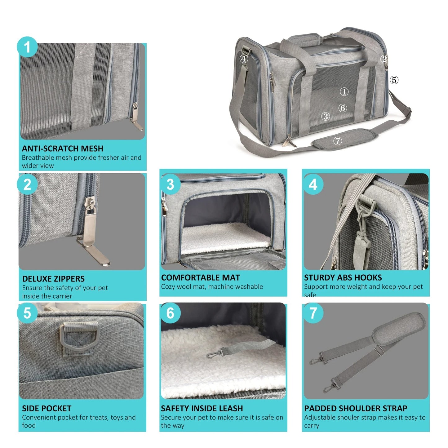 PetTravel Carrier: Comfy & Safe for Pets